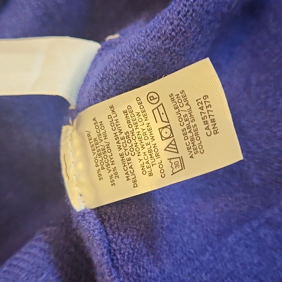 NWT Mod Neck Cobalt Sweater Dress - Picture 4 of 4